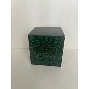 Thomas Kinkade Square Porcelain 3D Country Cottage Votive Tealight Candle Holder